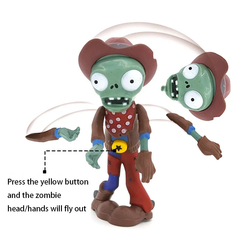 Plants vs Zombies Giant Zombie Model Toy Set - Action Figures for Kids and Collectors
