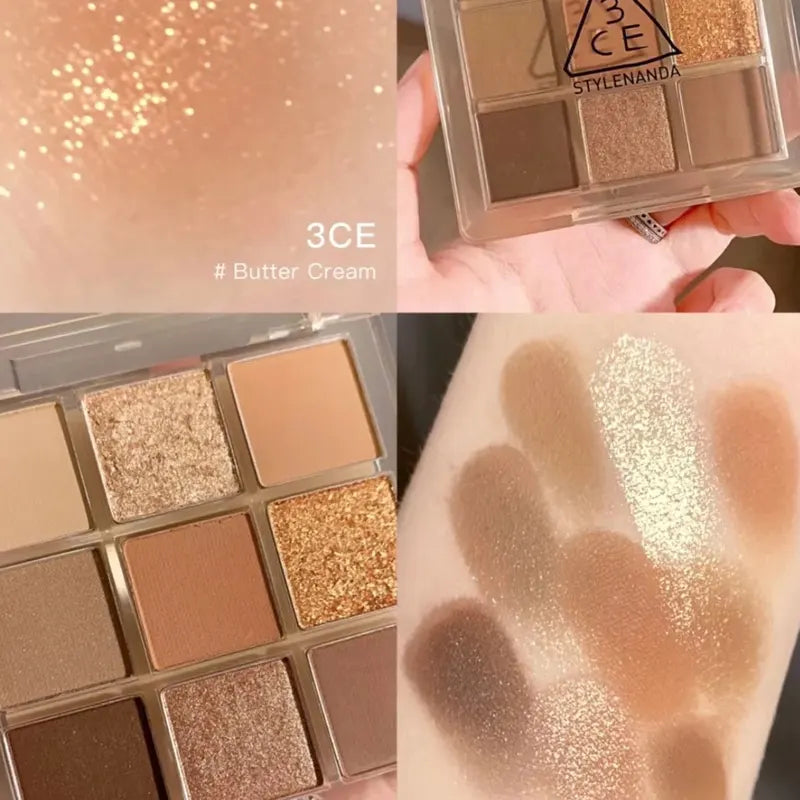 Multi Eye Shadow Palette - Highly Pigmented, Beginner-Friendly, Travel-Size