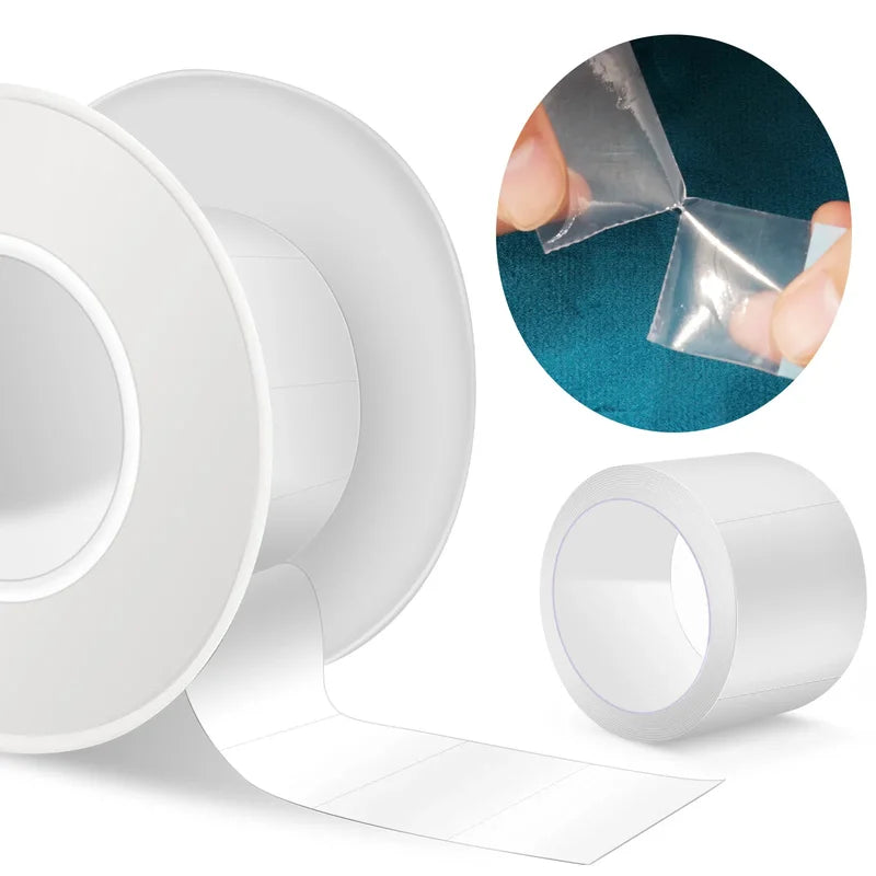 1/2 Roll Invisible Silicone Scar Sheets Self-Adhesive Skin Care Tape - Reusable