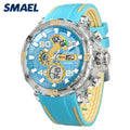 Waterproof Military Sport Watch for Men - LED Backlight Alarm Chronograph