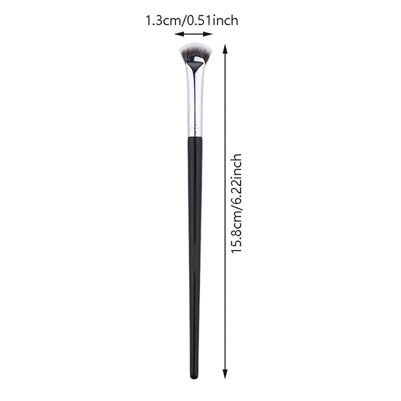 Fan-Shaped Eyelash Brush for Precise Mascara and Eyelash Makeup Application