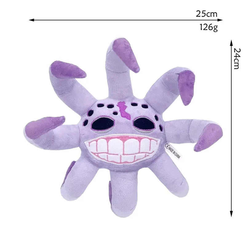 Game Doors Floor 2 Plush Toy Collection - Soft Monster Stuffed Animals for Kids' Room Decor