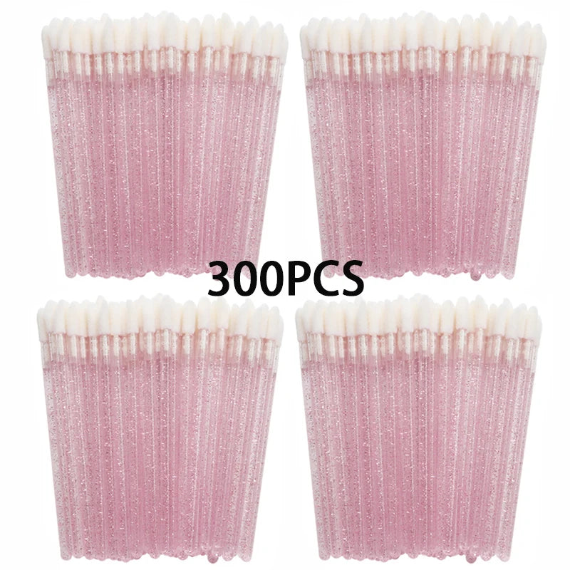 Crystal Lip Brush Applicator Wands for Lipstick & Lip Gloss - Makeup Tool Kit