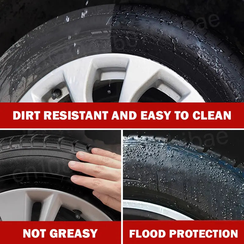 Car Tire Coating Wax Tire Shine Protectant for Rubber & Alloy Surfaces