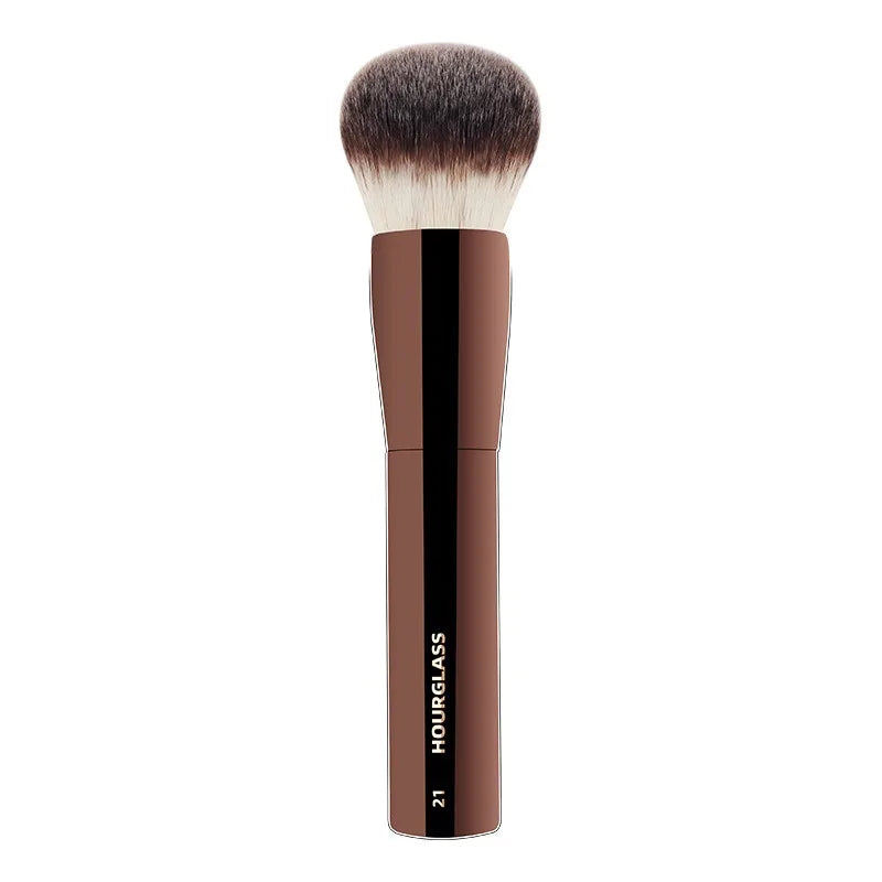 Powder Makeup Brush for Face Contouring Full Coverage Foundation - Metal Handle