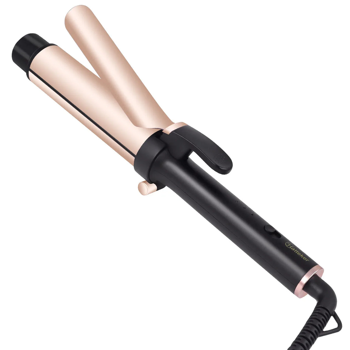 Electric Curling Iron for Women 3-Level Temp Ceramic Hair Styler Large 36mm