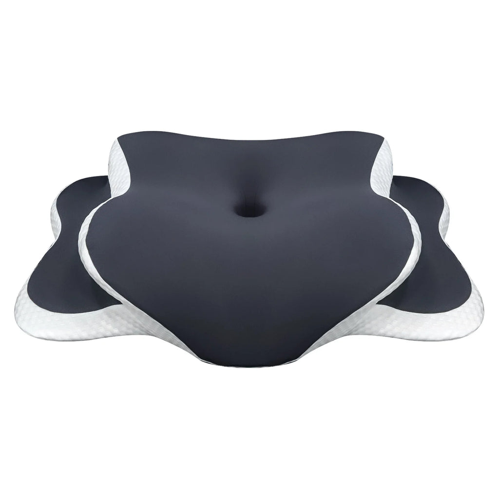 Memory Foam Cervical Pillow for Neck Pain Relief - Ergonomic Support for Side Back Stomach Sleepers