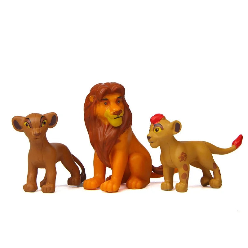 Anime Lion Guard Action Figures Set - Kion Simba PVC Toys 12 Pieces