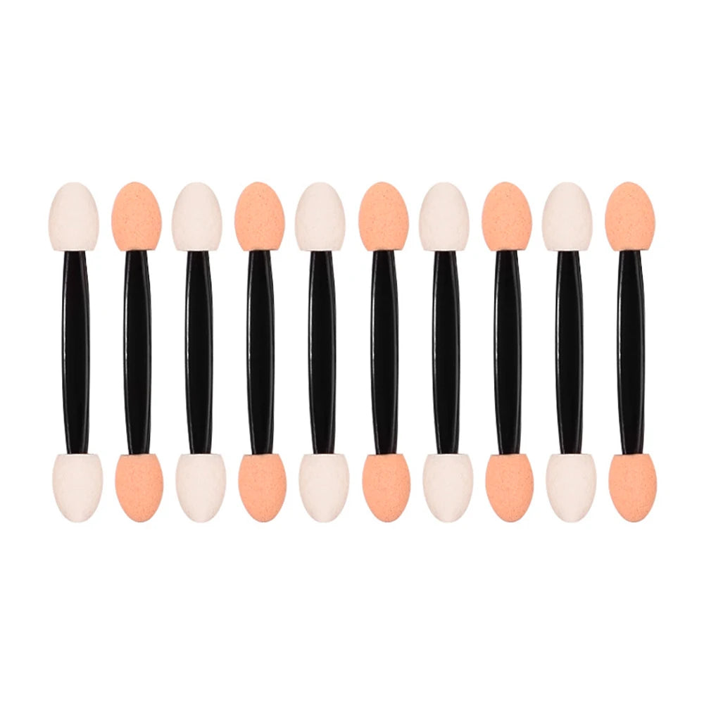 50Pcs Nail Powder Brushes Double Sided Applicator Makeup Tools