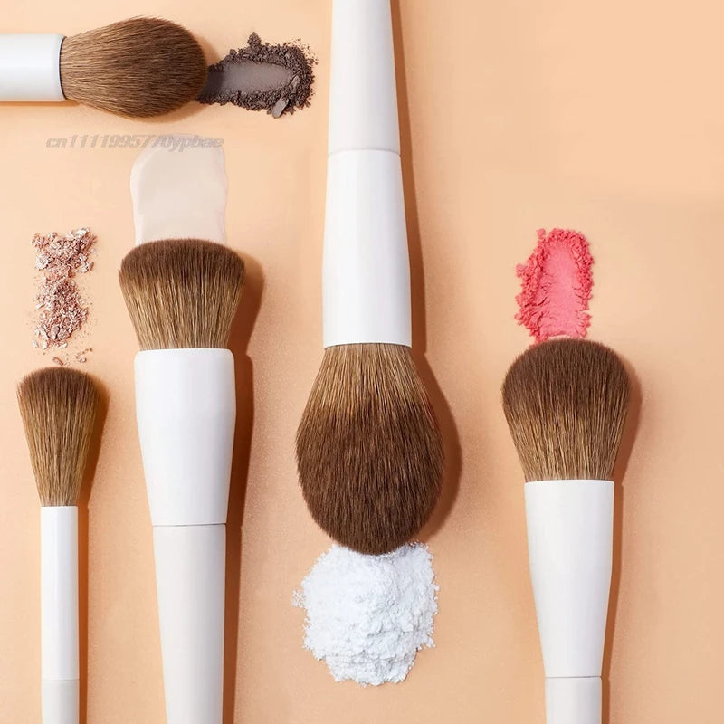 14-Piece Makeup Brush Set with Synthetic Bristles for Face Eyeshadow Contour & Highlight
