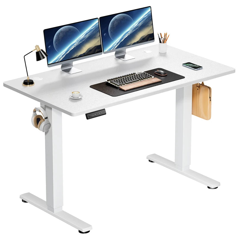 Electric Height Adjustable Standing Desk 40x24 Inch Sit-Stand Workstation