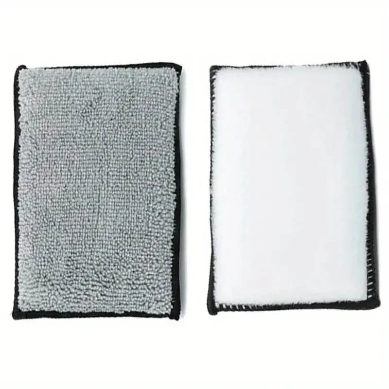 Microfiber Car Cleaning Sponge Set - Double-Sided Wax & Interior Detailers
