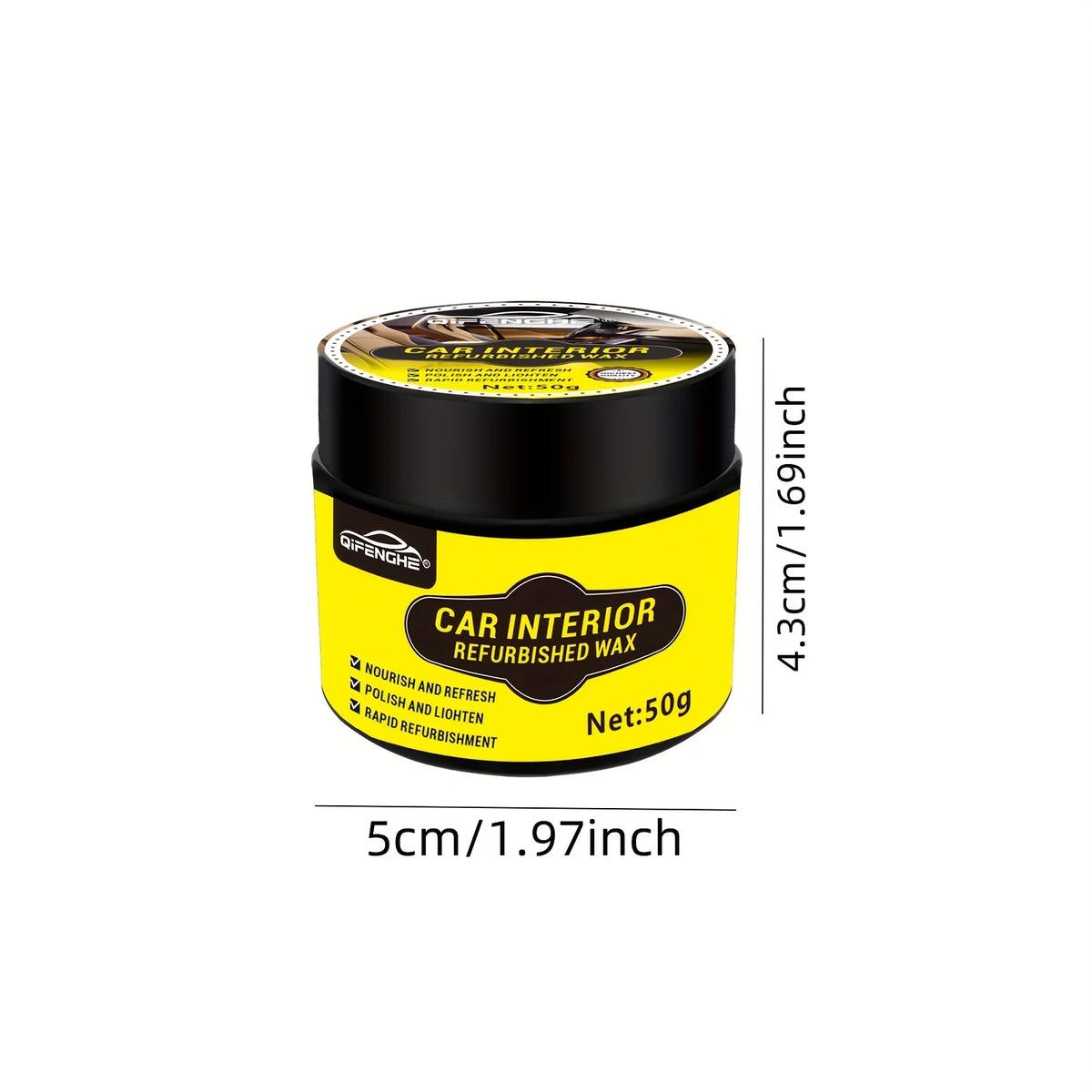 Car Interior Renewal Wax - UV Defense & Anti-Aging Polish for Multi-Surfaces
