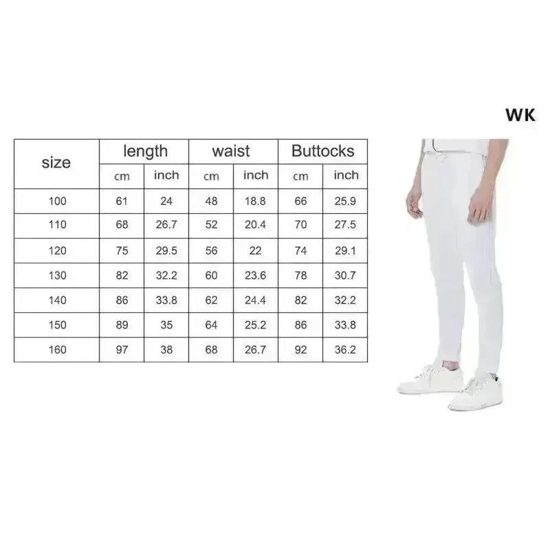 Loose Straight Leg Pants for Men Women Summer Streetwear Jogging Casual Trousers