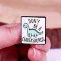 Dinosaur Badge Brooch Pin Funny Animal Lapel Accessory Gift