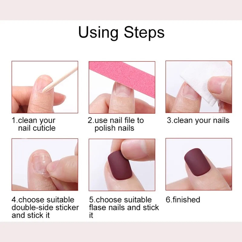 Y2K Halloween Fake Nails Set - 10 Pairs Detachable Press-On Nails for Spooky & Stylish Manicure