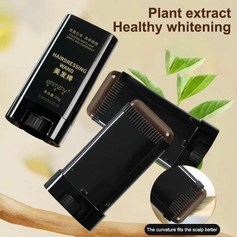 Hair Color Stick for Men & Women Hair Concealer Instant Gray Cover Applicator
