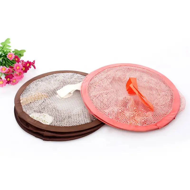 Zipper Bra Drying Basket 3-Layer Mesh Hanging Drying Rack for Lingerie