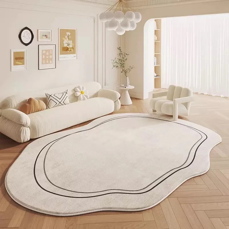 Luxury Custom-Shaped Carpet Rug for Living Room & Bedroom Decor