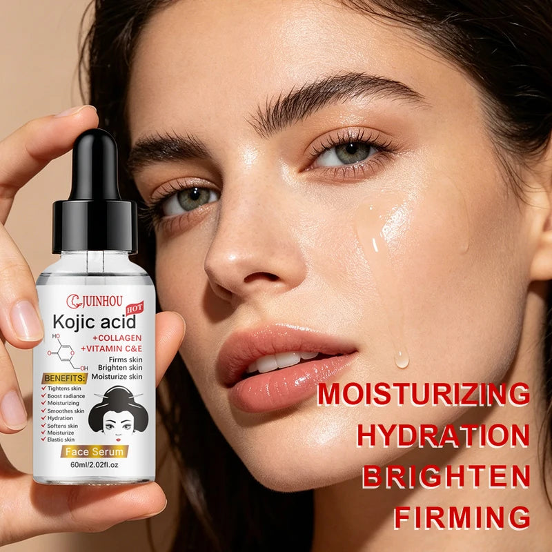Deep Hydrating Face Serum with Seabuckthorn and Kojic Acid for All Skin Types