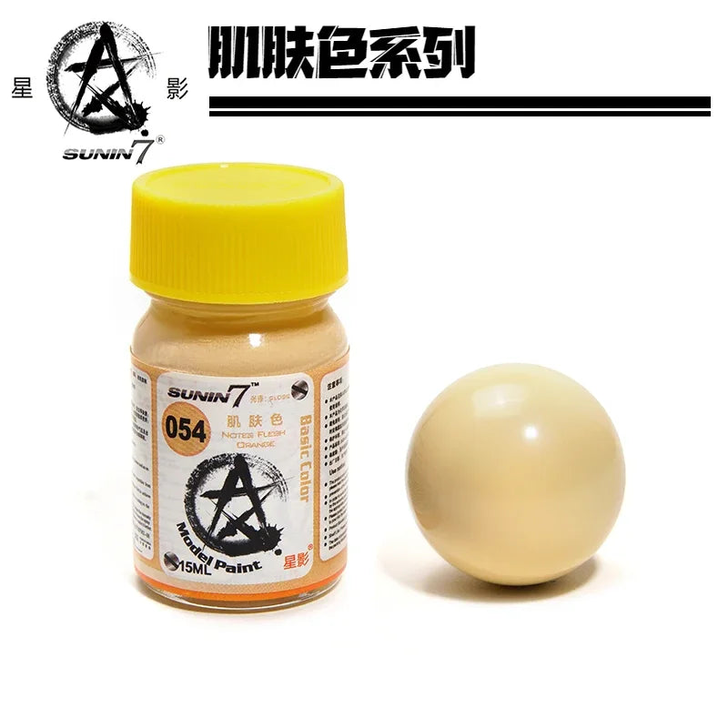 15ml Skin Color Oil Paints Set for Plastic Model Figures - Hand-Painting & Spraying DIY Coloring Tools