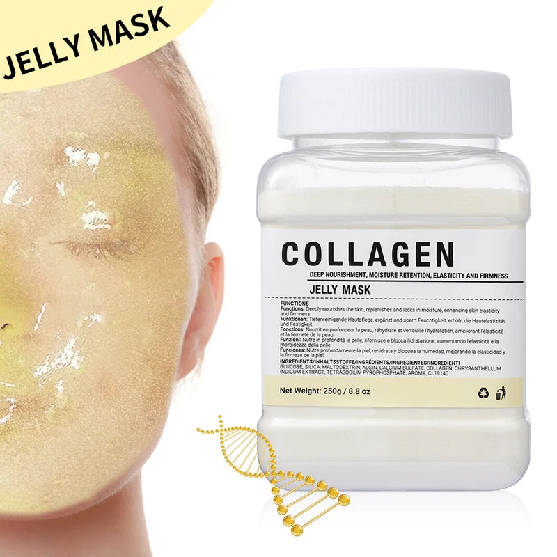 Hydro Jelly Face Mask Powder for Hydrating & Smooth Skin - Gel Peel Off, Vitamin C