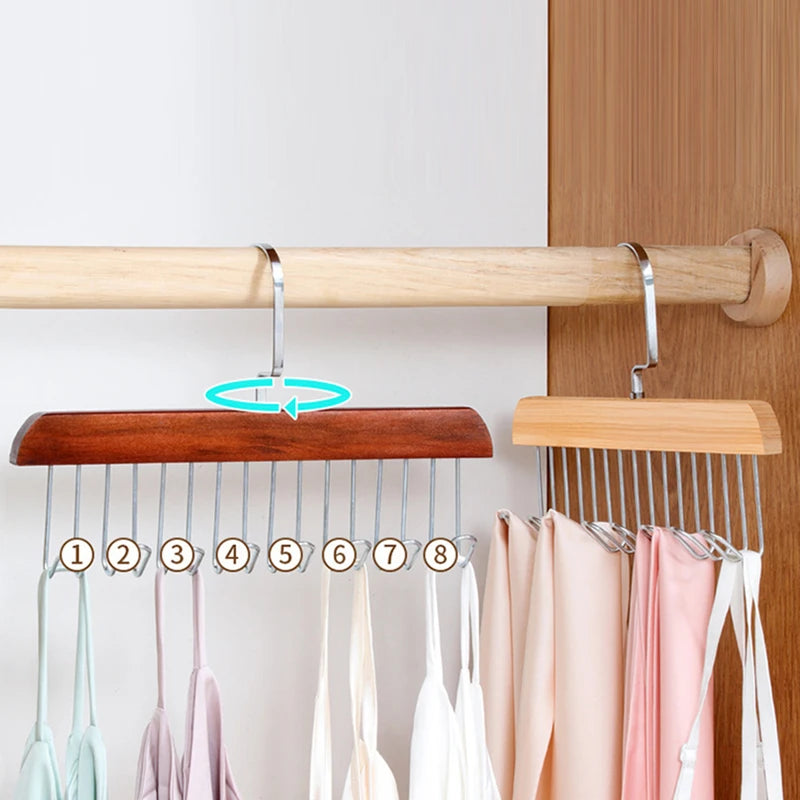 Multi-Functional Hook Hanger for Belts Ties Scarves & Accessories - Space Saving Wardrobe Organizer