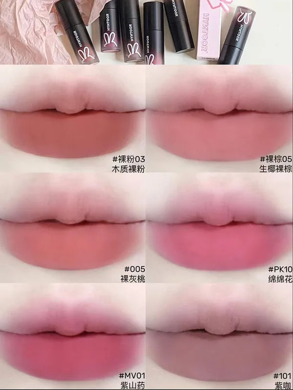 Matte Lipstick Set with Velvet Finish - Long Lasting Lip Makeup in Multiple Colors