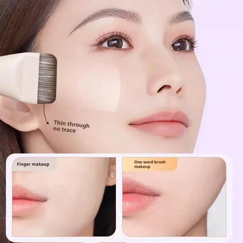 Flat Foundation Brush - High-Quality Makeup Tool for Flawless Skin
