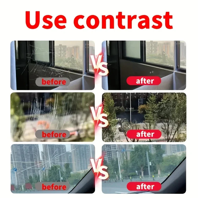 Glass Scratch Repair Paste for Car Windshields & Glass Surfaces - Deep Scratch Remover
