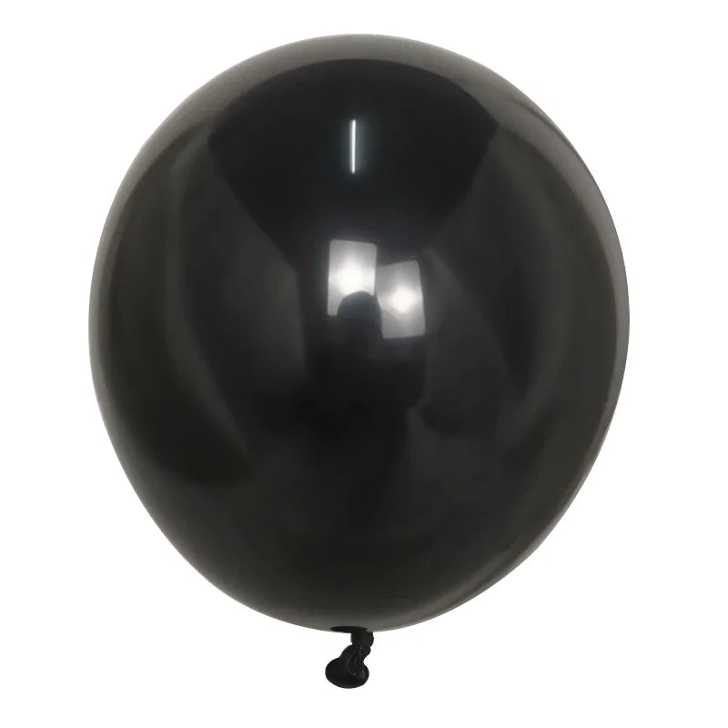30pcs 12Inch Black and Orange Latex Balloons Halloween Party Decorations