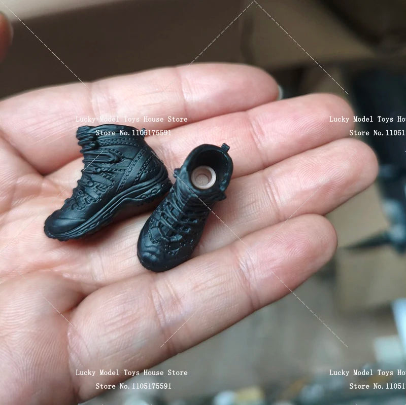 6-Inch Action Figure Outdoor Sport Shoes - Leather Sneakers for 1/12 Scale Soldiers