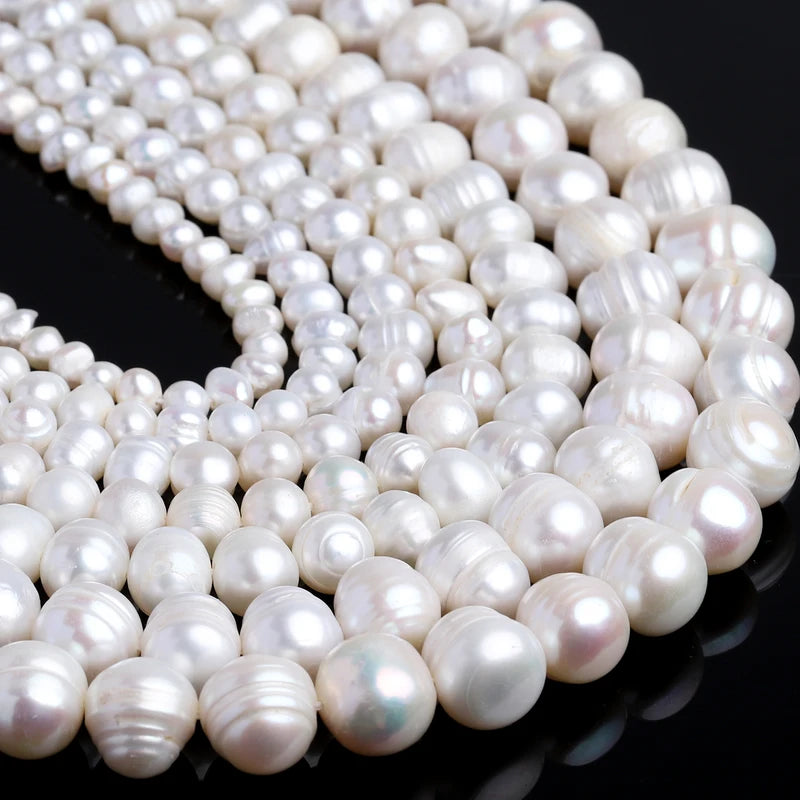 Natural Fresh Water Pearl Beads 3-11mm for Jewelry Making, Bracelets & Necklaces