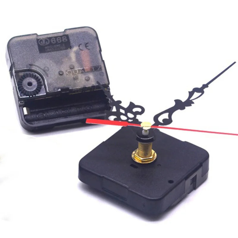 Silent Quartz Wall Clock Mechanism Kit with Hands for DIY Repair