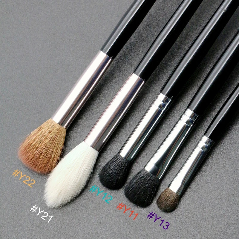High-Quality Makeup Brush Set with Goat Hair Eye Shadow Blender and Contour Brush