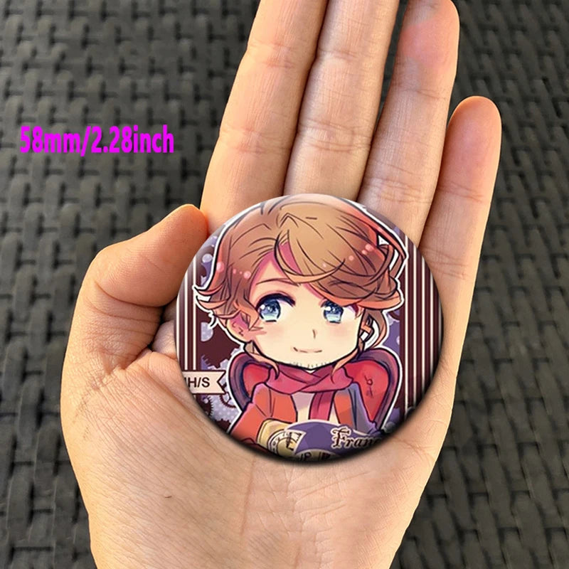 Anime Hetalia Axis Powers Enamel Pins for Bags Clothes & Accessories - Creative Brooches with Metal Finish