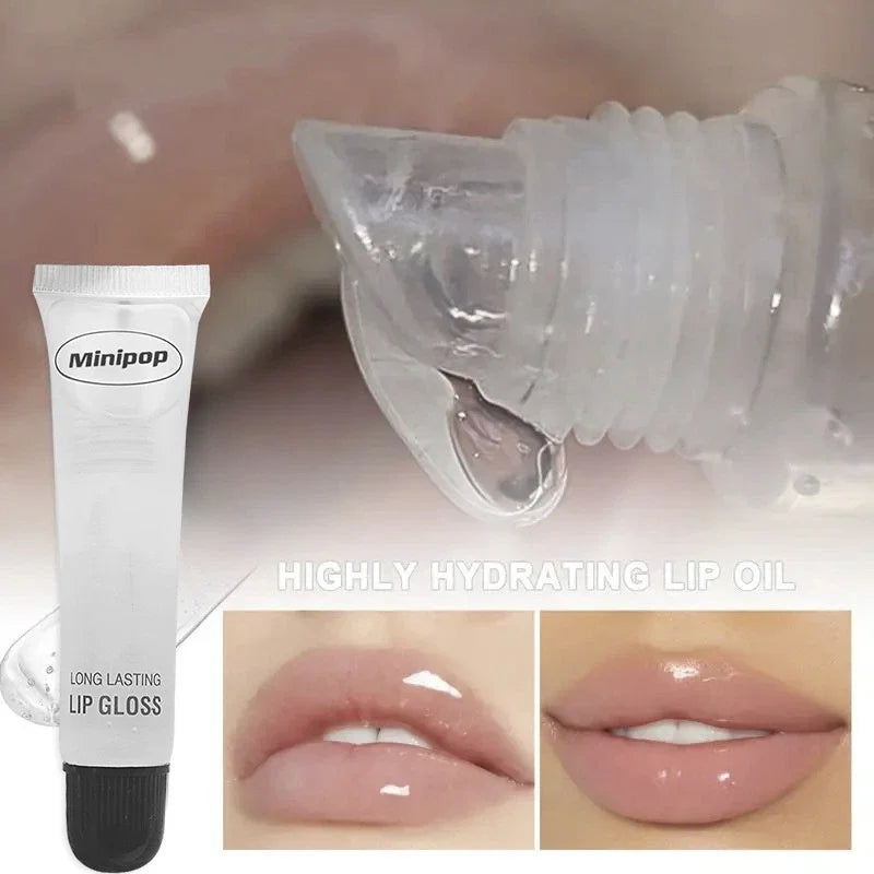 Long Lasting Hydrating Clear Lip Gloss Set - Non-Sticky High-Shine Lip Care