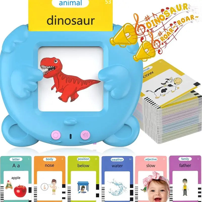 Talking Flash Cards Educational Toys for Preschool Kids - Interactive Learning Set