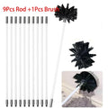 Extendable Chimney and Dryer Vent Cleaning Brush - Flexible Air Duct Tool