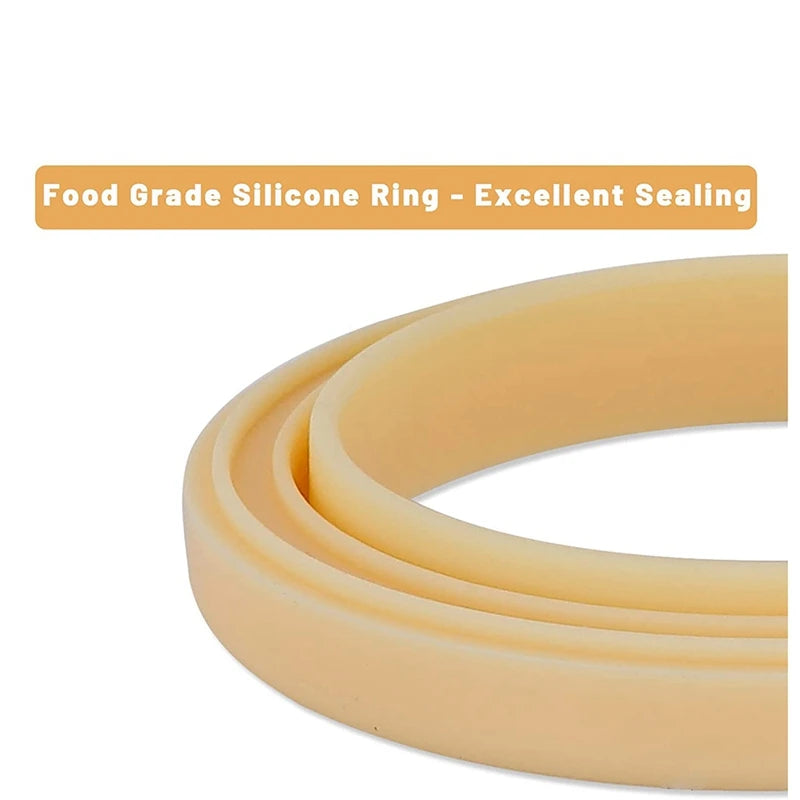 Silicone Steam Ring 3-Pack for Breville Espresso Machines 54mm - Gasket Replacement