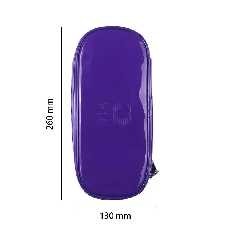 Professional Makeup Brush Case Pouch Holder - Portable PU Leather Cosmetic Bag