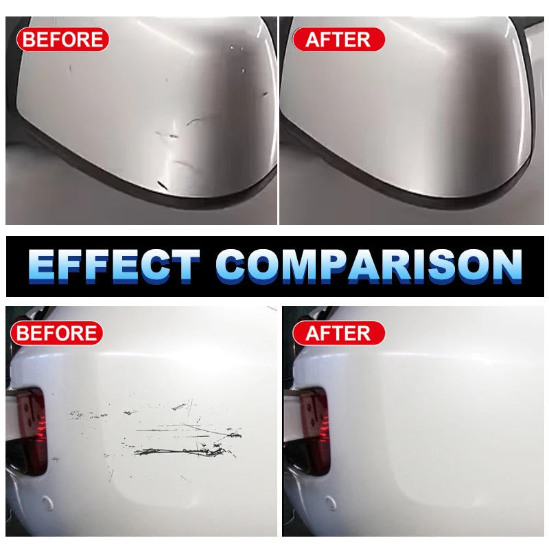 Car Scratch Polish Wax - Removes Scratches, Water Spots & Scuffs, Easy Hand Application