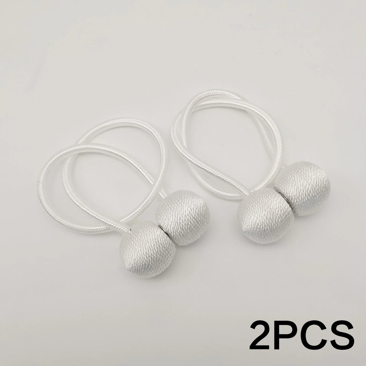 2pcs Modern Minimalist Magnetic Ball Curtain Tiebacks for Living Room and Bedroom
