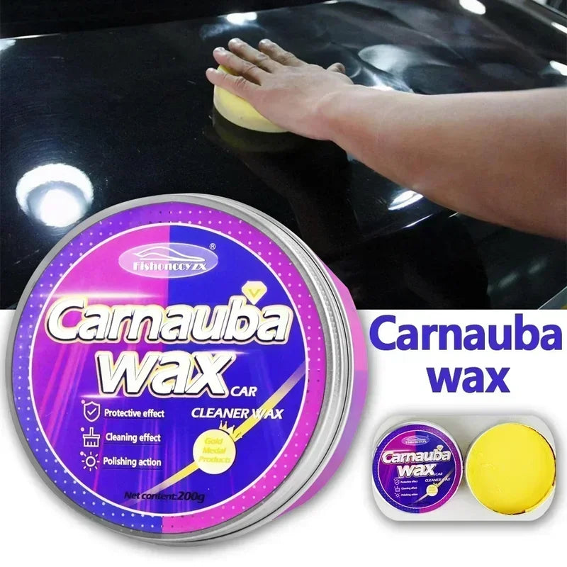 Car Wax Paste - High Gloss, Hydrophobic Coating, Easy Application for Auto Paint Care