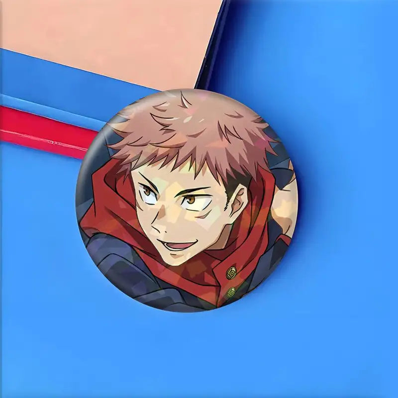 Anime Badge Pins for Backpack & Clothing Decor - Cartoon Brooches Set