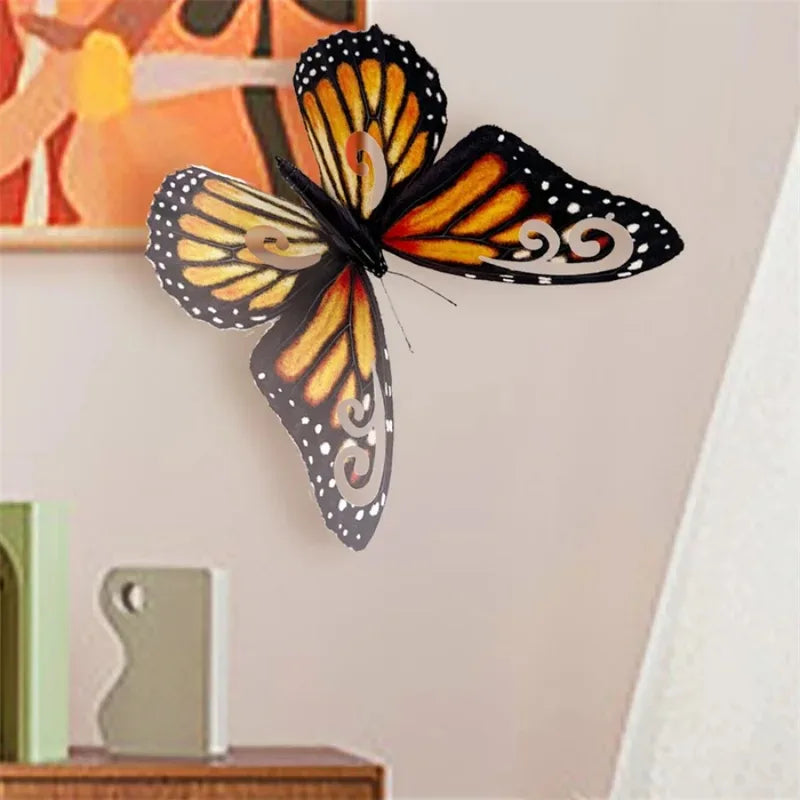 Large 3D Butterfly Wall Sticker Decor for Home Garden Wedding Party Outdoor