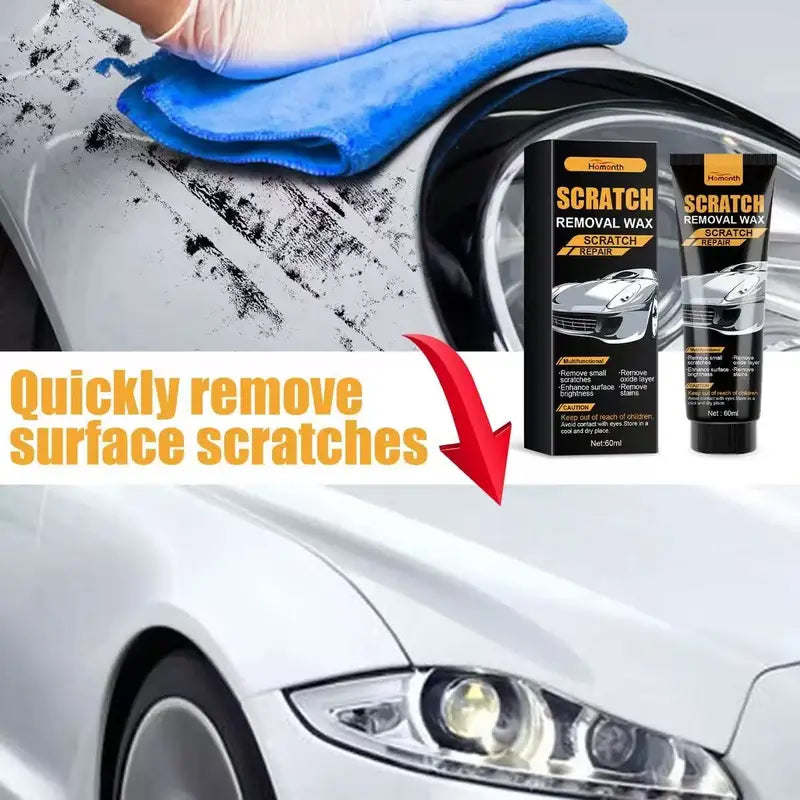 Car Scratch Removal Wax - Quick Surface Scratch & Paint Polish
