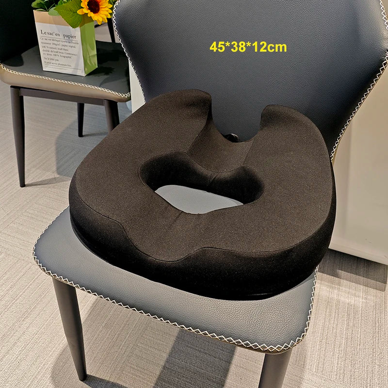 Donut Pillow Coccyx Car Seat Cushion for Sciatica Pelvic Floor Memory Foam Sitting Pad