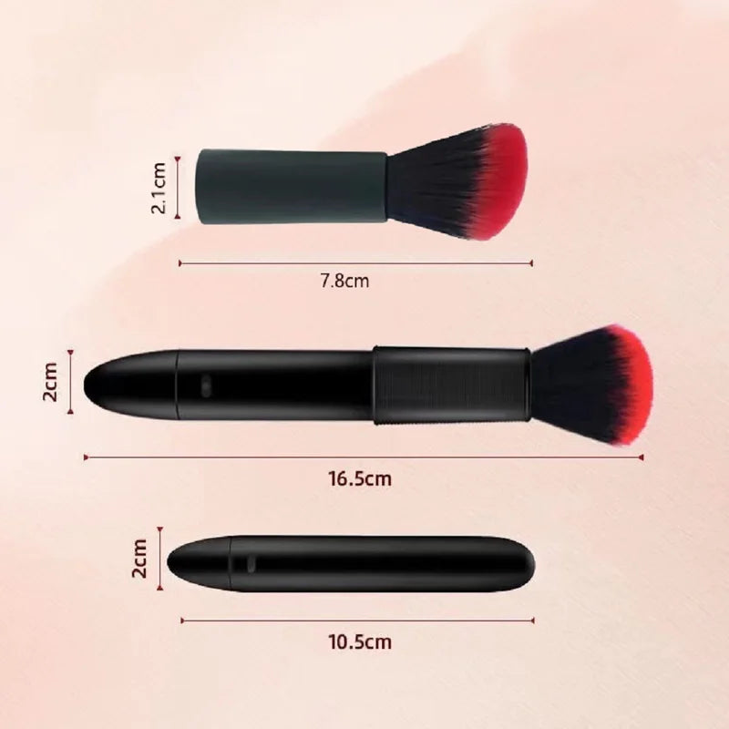 Electric Makeup Brush with Vibration & Rechargeable Portable Face & Blush Tool