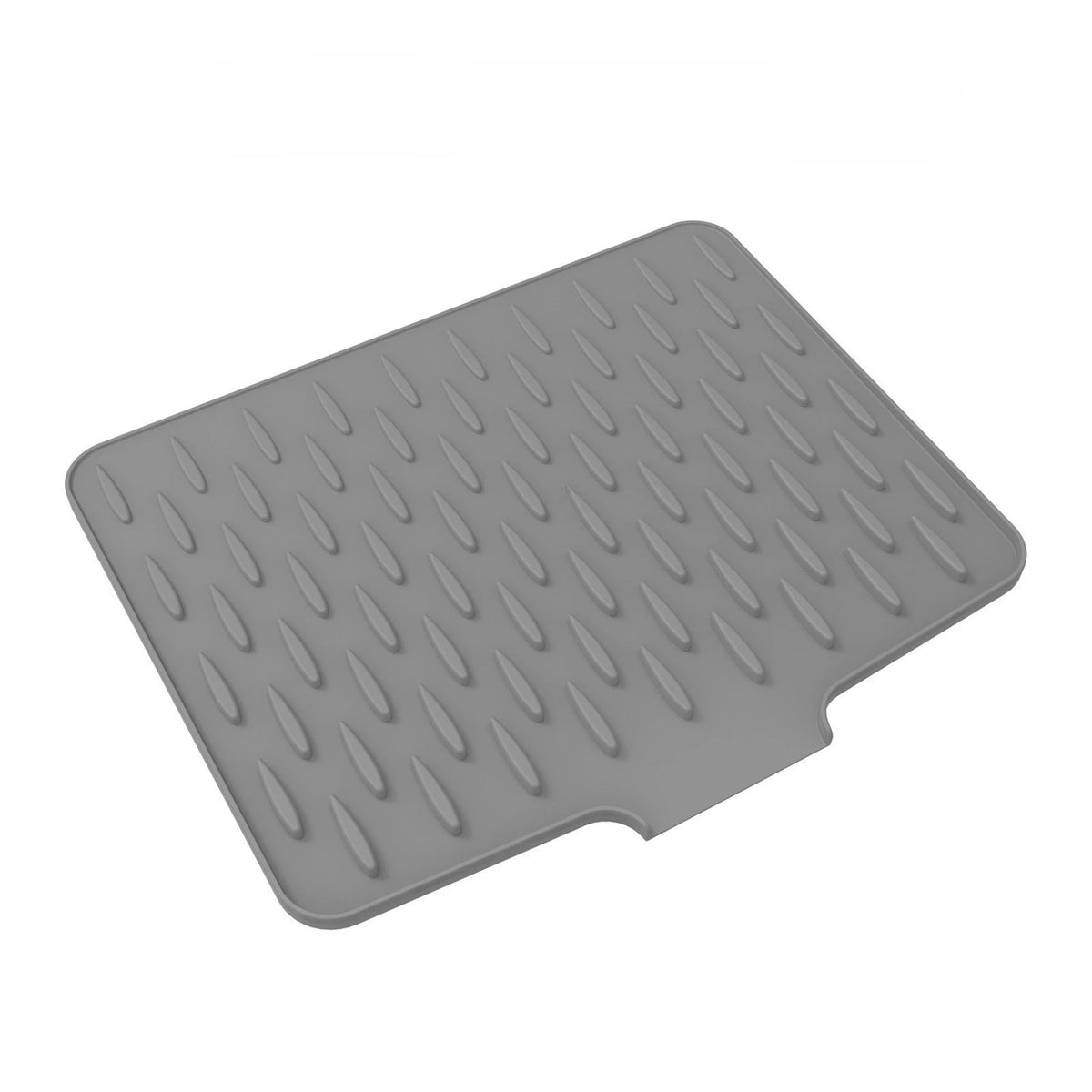 Silicone Kitchen Drain Mat with Built-In Drainage - Easy Clean Countertop Sink Home Accessory